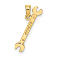 Load image into Gallery viewer, 14K 3-D Double Open-Ended Wrench Charm
