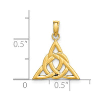 Load image into Gallery viewer, 14k Small Celtic Trinity Knot Charm
