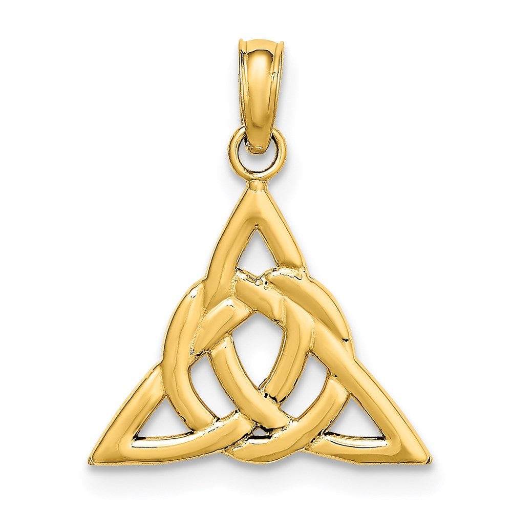 14k Small Celtic Trinity Knot Charm