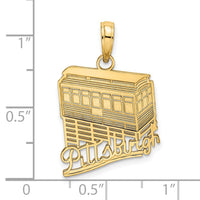 Load image into Gallery viewer, 14K Pittsburgh Incline (Tram) Charm
