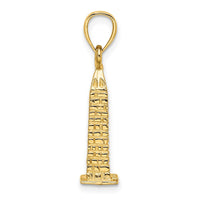 Load image into Gallery viewer, 14K 3D Washington Monument Charm

