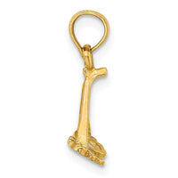 Load image into Gallery viewer, 14K 3-D Polished Butterfly Sunglasses Charm
