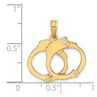 Load image into Gallery viewer, 14K 2-Piece Handcuffs Charm
