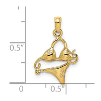 Load image into Gallery viewer, 14K Bikini Bathing Suit Charm
