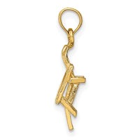 Load image into Gallery viewer, 14K 3-D Lounge Beach Chair Charm
