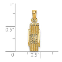 Load image into Gallery viewer, 14K 3-D Lounge Beach Chair Charm
