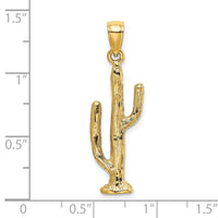 Load image into Gallery viewer, 14K 3-D Saguaro Cactus Charm

