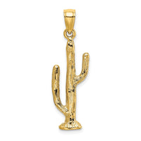 Load image into Gallery viewer, 14K 3-D Saguaro Cactus Charm
