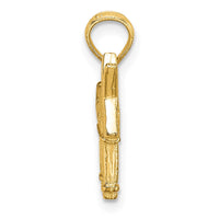 Load image into Gallery viewer, 14K 3-D Textured Democratic Donkey Charm
