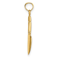 Load image into Gallery viewer, 14K 3-D  Trowel Garden Tool Charm
