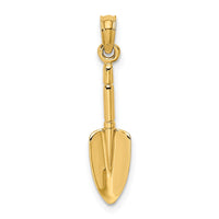 Load image into Gallery viewer, 14K 3-D  Trowel Garden Tool Charm
