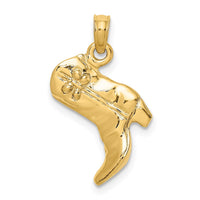 Load image into Gallery viewer, 14K 3-D Cowboy Boot Charm
