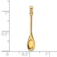 Load image into Gallery viewer, 14K Polished 3-D Spoon Charm

