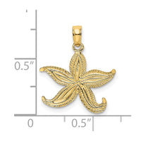Load image into Gallery viewer, 14K Flat Starfish Charm
