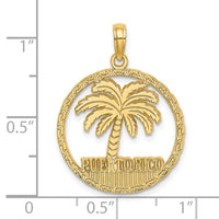 Load image into Gallery viewer, 14K PUERTO RICO Palm Tree Charm
