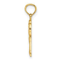 Load image into Gallery viewer, 14K Textured Double Palm Tree Charm
