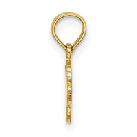 Load image into Gallery viewer, 14K Flat Engraved Playful Fish Charm
