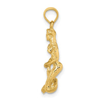 Load image into Gallery viewer, 14K 3-D Mermaid Charm
