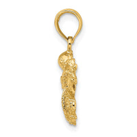 Load image into Gallery viewer, 14K Textured Octopus Charm
