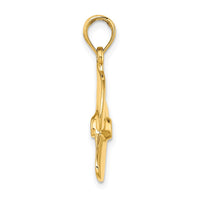 Load image into Gallery viewer, 14K 3-D Polished Three Blade Propeller Charm
