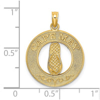 Load image into Gallery viewer, 14K CAPE MAY w/ Flip-Flop Charm
