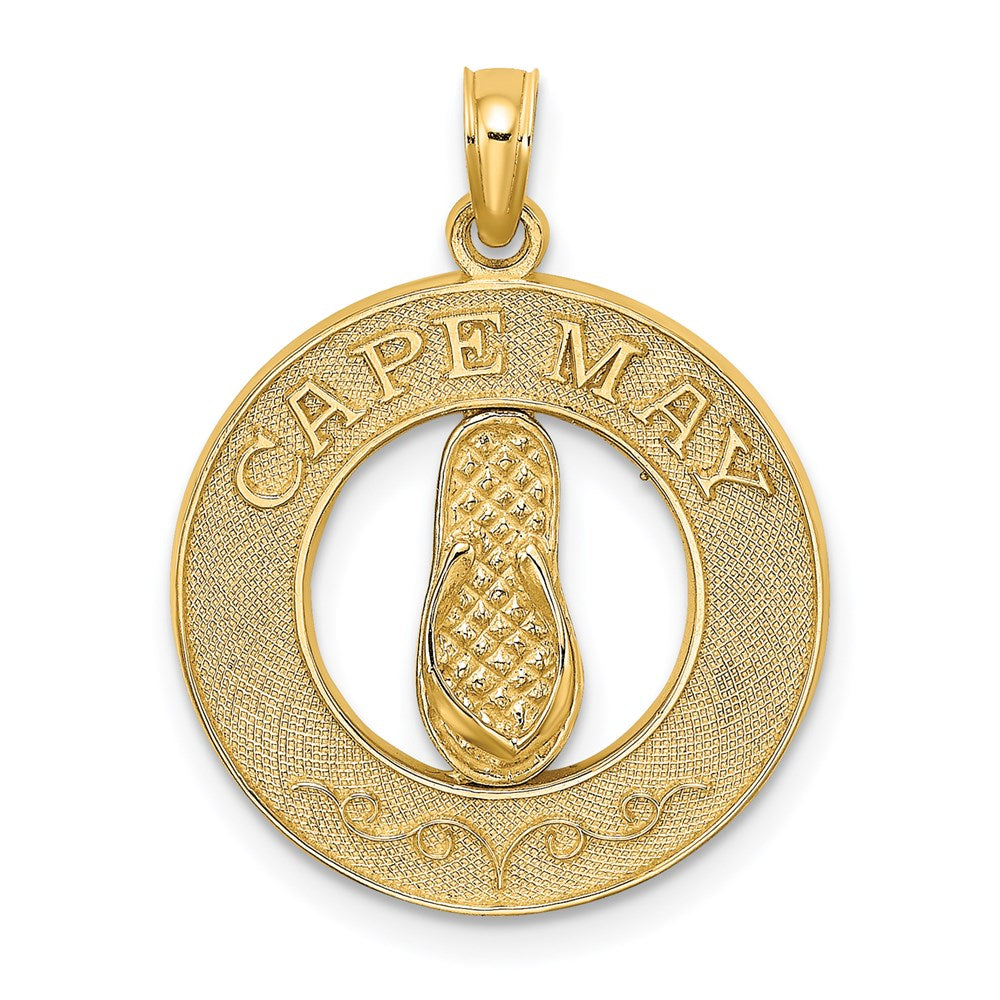 14K CAPE MAY w/ Flip-Flop Charm
