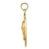 Load image into Gallery viewer, 14K MARCO ISLAND Circle w/ Dolphins Charm

