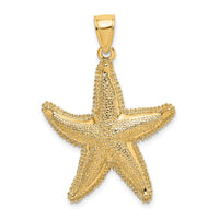 Load image into Gallery viewer, 14K Texutred Starfish Charm
