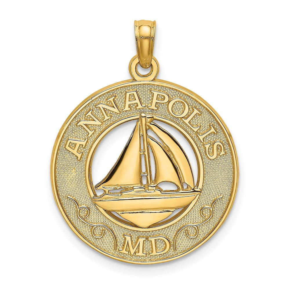 14K ANNAPOLIS MD Sailboat Charm