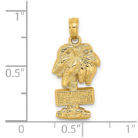 Load image into Gallery viewer, 14K MYRTLE BEACH Palm Tree Charm
