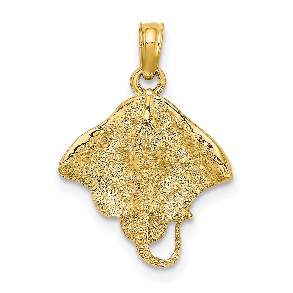 14K Stingray Charm