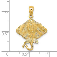 Load image into Gallery viewer, 14K Stingray Charm
