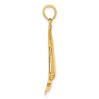 Load image into Gallery viewer, 14K Polished Sailboat Charm
