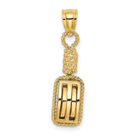 Load image into Gallery viewer, 14K 3D Block Mariners Pulley Charm
