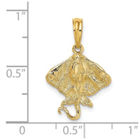 Load image into Gallery viewer, 14K Stingray Charm
