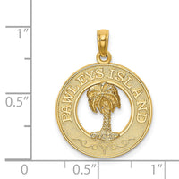 Load image into Gallery viewer, 14K PAWLEYS ISLAND Palm Tree Charm
