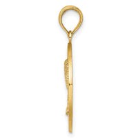 Load image into Gallery viewer, 14K SAINT AUGUSTINE w/Palm Tree Circle Charm
