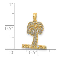 Load image into Gallery viewer, 14K NAPLES Palm Tree Charm
