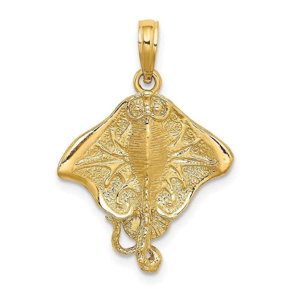 14K Stingray Charm