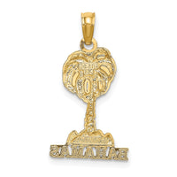 Load image into Gallery viewer, 14K BAHAMAS Palm Tree Charm
