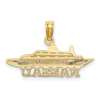 Load image into Gallery viewer, 14K NASSAU Cruise Ship Charm
