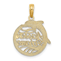Load image into Gallery viewer, 14K Nassau BAHAMAS Dolphin Charm
