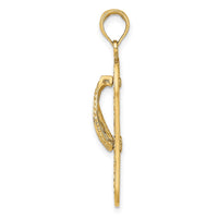 Load image into Gallery viewer, 14K Triple Turtle Flip-Flop Charm
