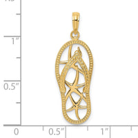 Load image into Gallery viewer, 14K Multi Starfish Flip-Flop Charm
