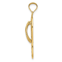 Load image into Gallery viewer, 14K Polished Dolphin Flip-Flop Charm
