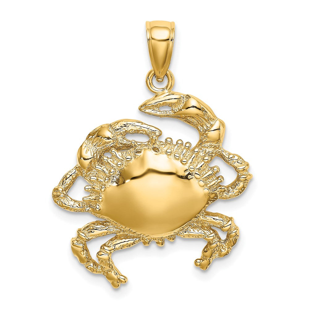 14K Crab Charm