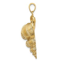 Load image into Gallery viewer, 14K 2-D Precious Wentletrap Shell Charm
