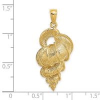 Load image into Gallery viewer, 14K 2-D Precious Wentletrap Shell Charm
