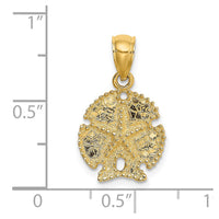 Load image into Gallery viewer, 14K Starfish on Sand Dollar Charm
