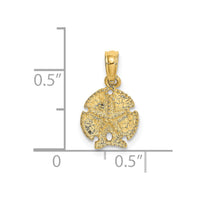 Load image into Gallery viewer, 14K Starfish on Sand Dollar Pendant
